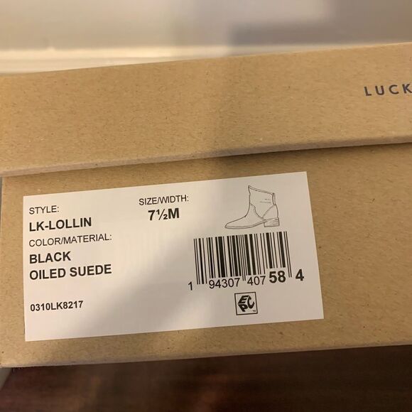 Lucky Brand Lillian soft suede bootie size 7,5 new in box - Picture 10 of 10